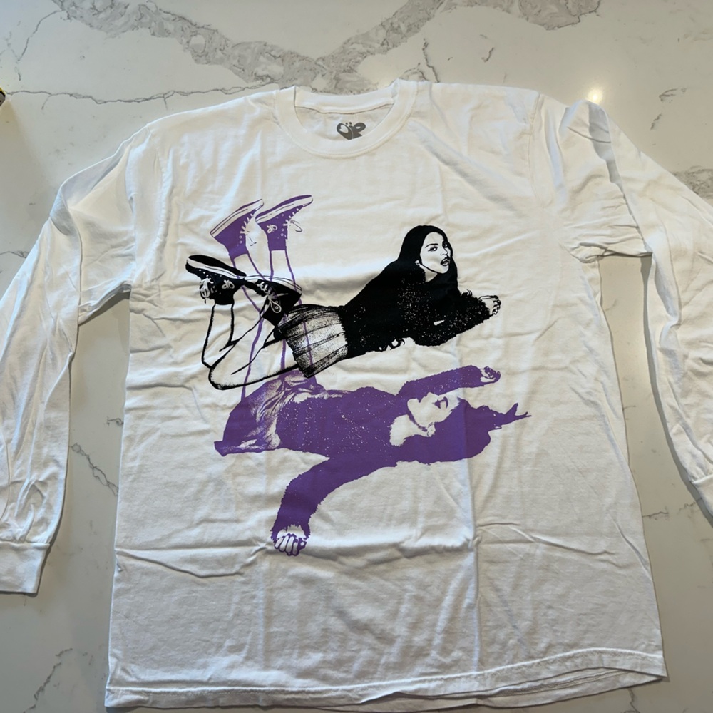 GUTS long sleeve t-shirt in size XL. white unisex t-shirt Olivia Rodrigo Merch